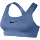 Sutiã esportivo Nike Classic Mid Impact Swoosh feminino, azul, tamanho X-S
