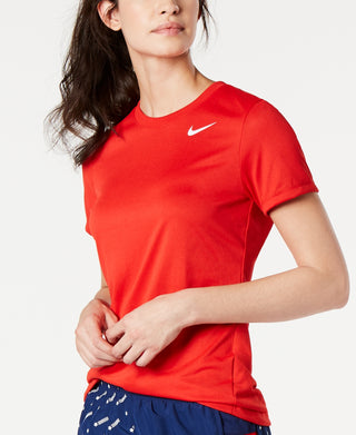Camiseta Nike Dry Legend Feminina Vermelha Tamanho Médio