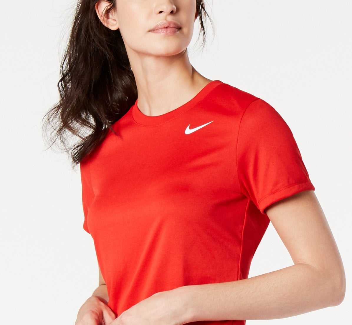 Camiseta Nike Dry Legend Feminina Vermelha Tamanho Médio