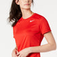 Camiseta Nike Dry Legend Feminina Vermelha Tamanho Grande
