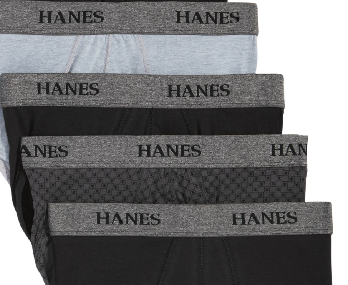 Cuecas Hanes Masculinas Platinum Stretch, Pacote com 5 Tamanhos Sortidos, Pequenas