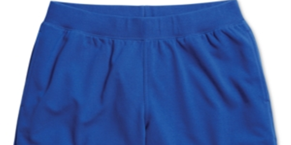 Bermuda de ginástica Champion Double Dry 9 Terry masculina, azul, tamanho extragrande