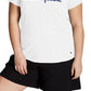Camiseta feminina Champion com logotipo, branca, tamanho 2X