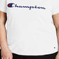 Camiseta Champion Feminina Classic Graphic Jersey Gola V Branca Tamanho XXXX-G