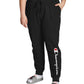Calça de moletom feminina Champion Powerblend canelada, preta, tamanho 1X