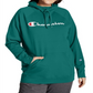 Moletom com capuz feminino Champion Logo Verde Tamanho 2X