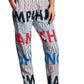 Calça de moletom feminina Champion Reverse Weave Logo Print Cinza Tamanho P