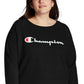 Moletom Champion Powerblend Signature Graphic Feminino Preto Tamanho 2X