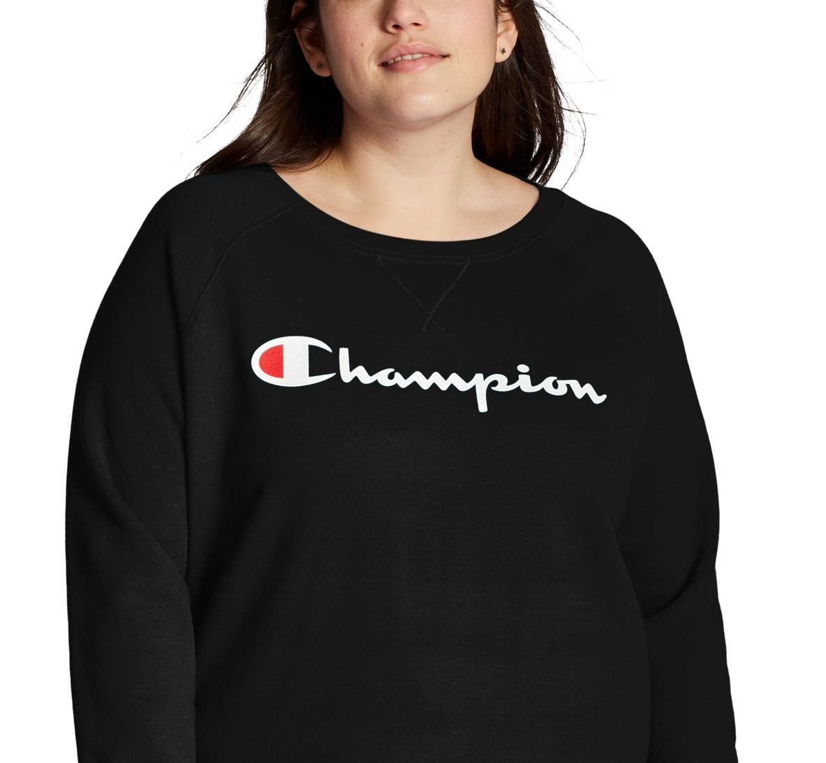 Moletom Champion Powerblend Signature Graphic Feminino Preto Tamanho 2X