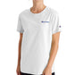 Camiseta Champion Feminina de Algodão com Logotipo Boyfriend, Branca, Tamanho P