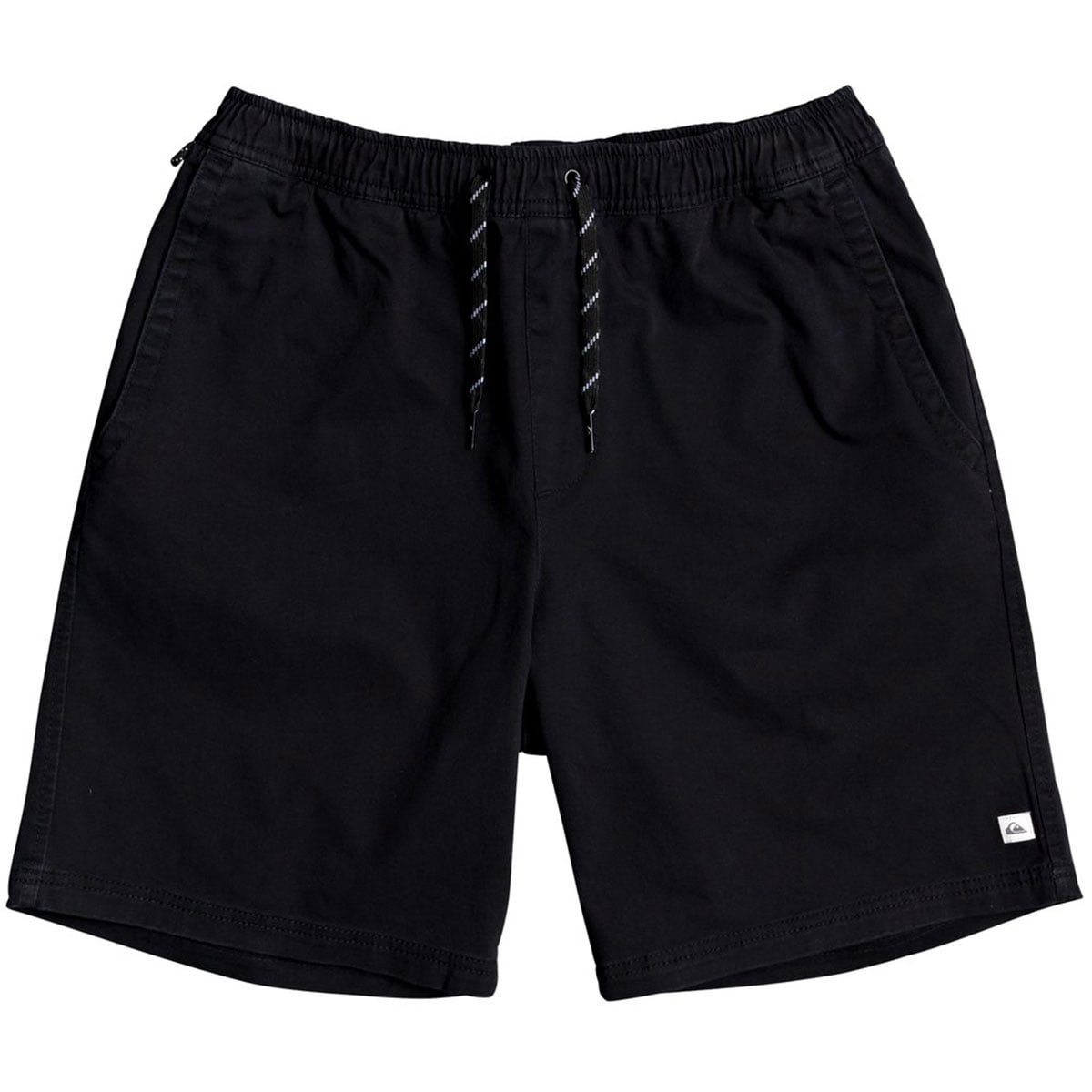 Shorts elásticos Quiksilver Waterman Cabo Shore masculino, preto, tamanho médio