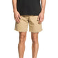Shorts elásticos Quiksilver Waterman Cabo Shore masculino marrom tamanho XX-G