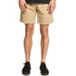 Shorts elásticos Quiksilver Waterman Cabo Shore masculino marrom tamanho XX-G