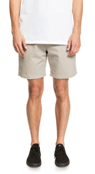 Shorts elásticos QuikGray Waterman Cabo Shore masculino, cinza, tamanho grande