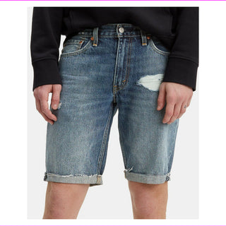 Shorts Levi's Slim Cutoff Masculino Azul Tamanho 42