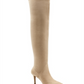 Botas acima do joelho Abrine femininas Jessica Simpson, bege, tamanho 8 M