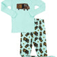 Conjunto de pijama UPS cinza Leveret Boys 100% algodão tamanho 10 anos