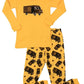 Conjunto de pijama UPS cinza Leveret Boys 100% algodão tamanho 10 anos