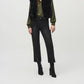 Joseph Ribkoff - Faux Fur Zip-up Cropped Vest