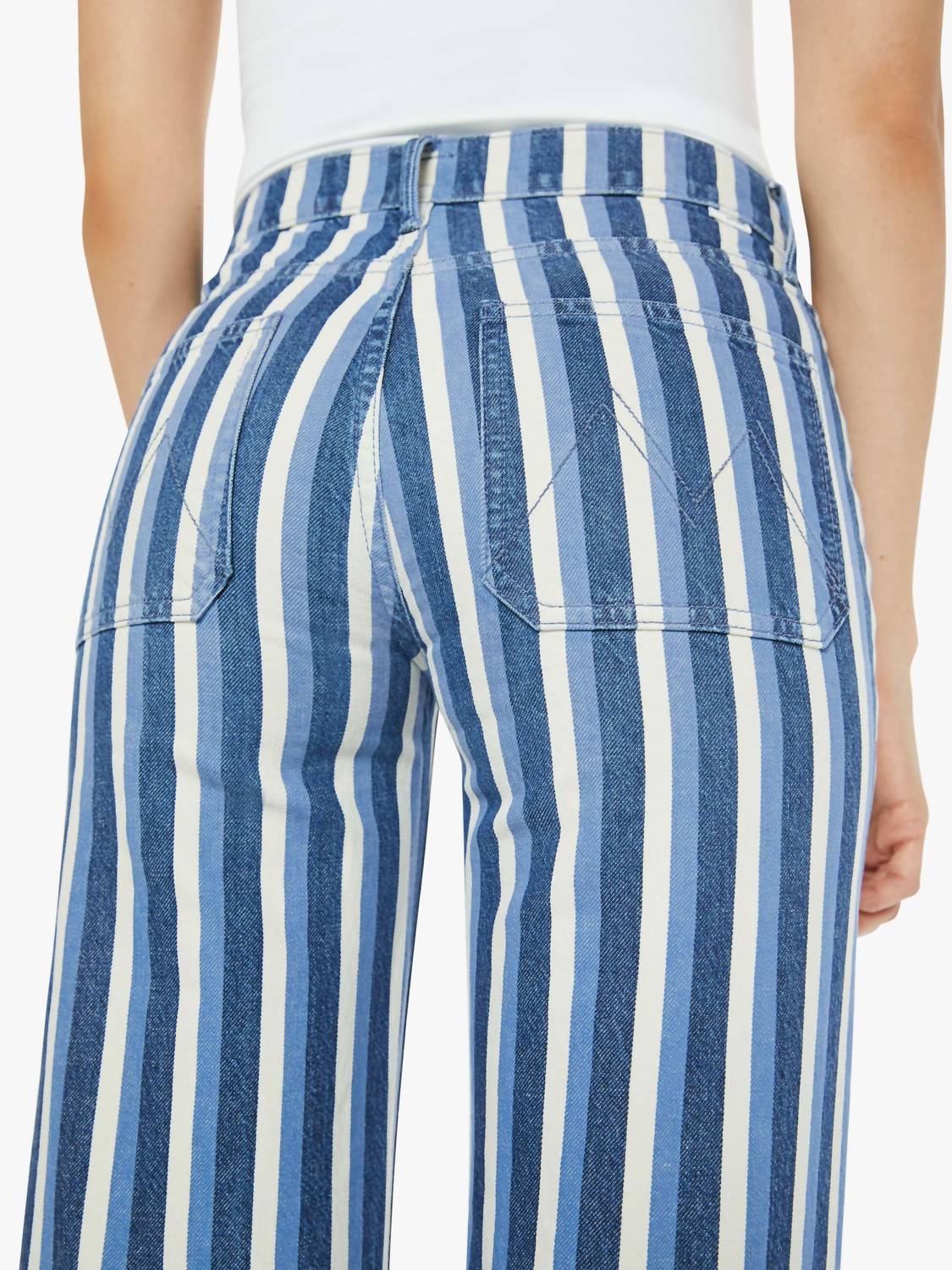 Mother - Patch Pocket Twister Sneak Pants