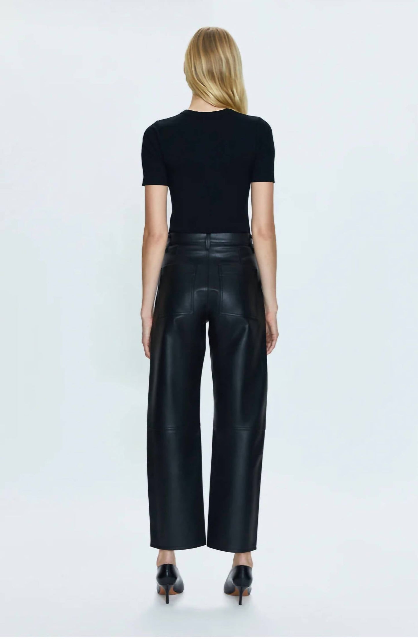 Pistola - Taylor High Rise Bowed Straight Jeans