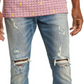 Calça Jeans Skinny Rasgada ICE CREAM em Gelatto, Tamanho 32 Amarelo