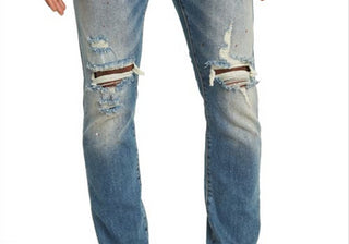 Calça Jeans Skinny Rasgada ICE CREAM em Gelatto, Tamanho 32 Amarelo
