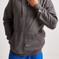 Champion Masculino Big &amp; Tall Fleece Full Zip Hoodie Cinza Tamanho XXX-G