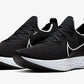 Tênis de corrida Nike React Infinity Run Flyknit masculino, preto/branco, tamanho 6 D, médio, EUA