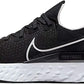 Tênis de corrida Nike React Infinity Run Flyknit masculino, preto/branco, tamanho 6 D, médio, EUA
