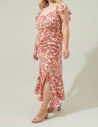 Sugarlips - Vestido midi franzido Nadia