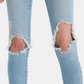Calça jeans skinny Levi's 721 de cintura alta, feminina, azul, tamanho 27