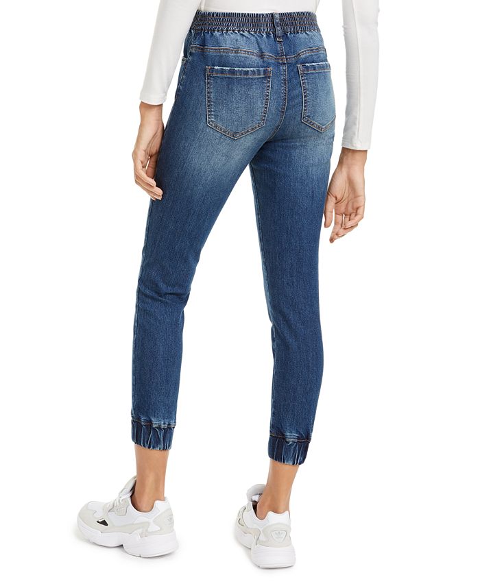 Calça jeans jogger infantil Almost Famous azul tamanho grande