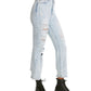 Calça jeans rasgada Madden Girl Junior, azul, tamanho 26