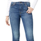 Calça jeans skinny feminina Lucky Brand cintura alta azul tamanho 0