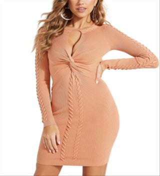 Vestido suéter Ramel feminino GUESS bege tamanho médio