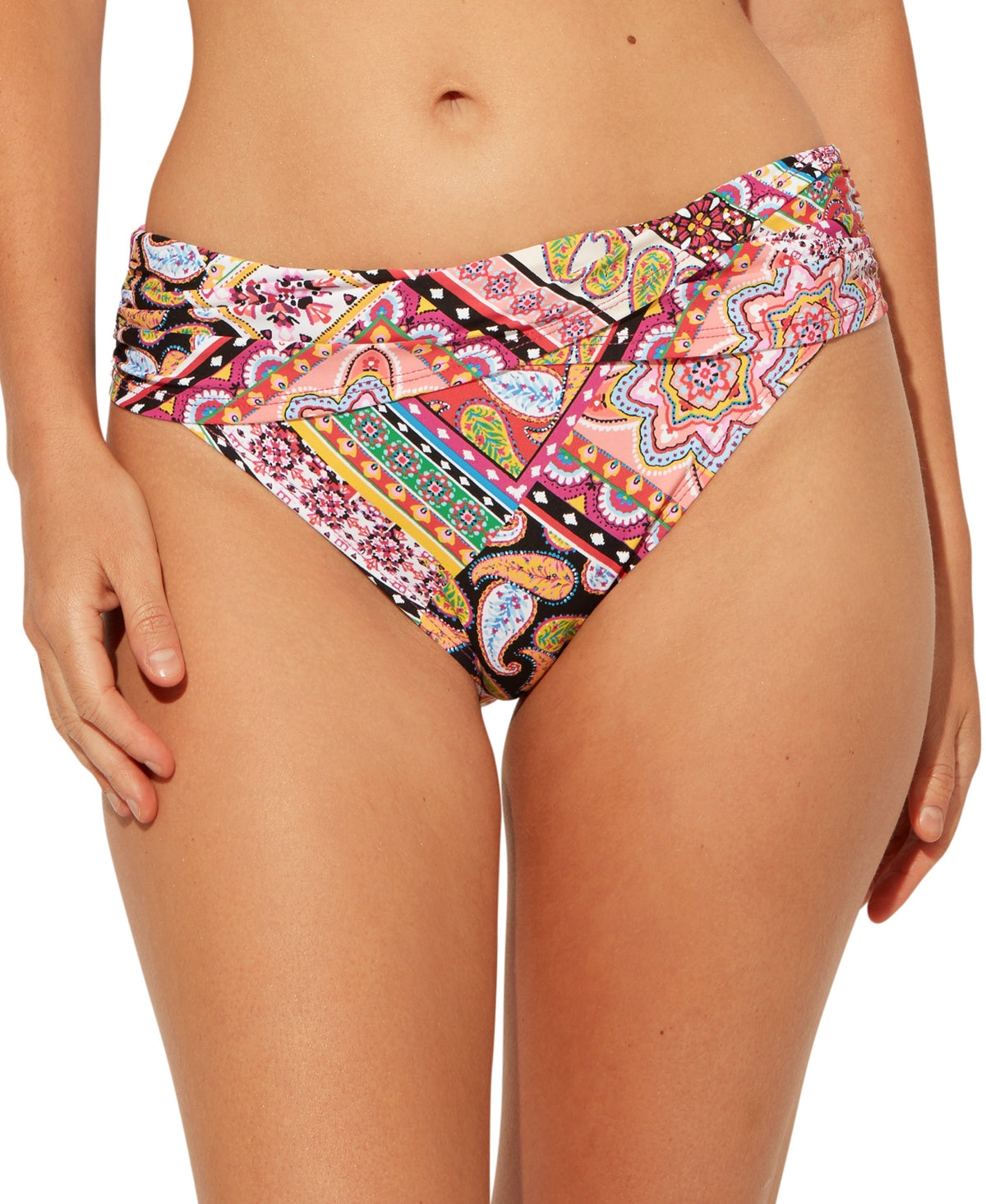 Calcinha de banho hipster Just Cool Sarong feminina Bleu Rod Beattie rosa