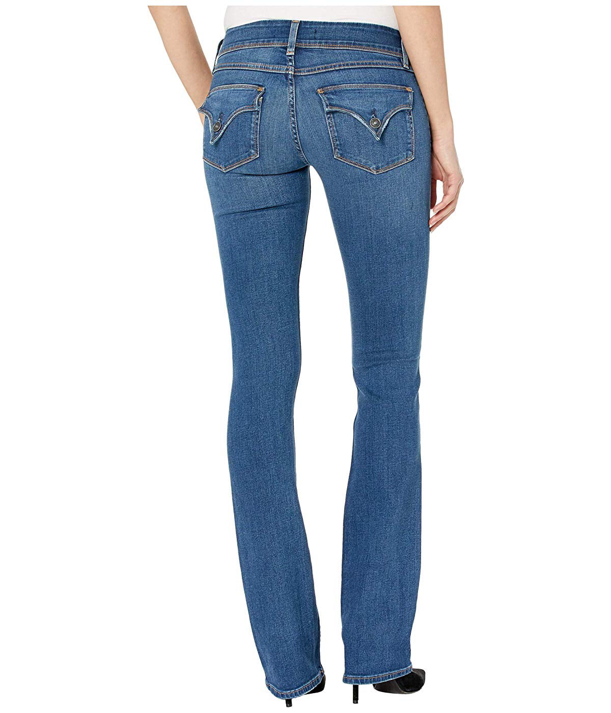 Calça jeans feminina Hudson Jeans Beth Baby Bootcut azul