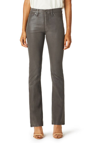 Hudson Jeans Barbara Cintura Alta Bootcut em Preto, Tamanho 34