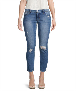 Calça jeans skinny feminina HUDSON Jeans Fawne Krista de cintura baixa, tamanho 27