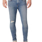 Calça jeans skinny masculina Hudson Zev Distressed Denim, azul, tamanho 38