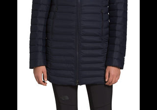 Parka elástica azul-marinho aviador masculina The North Face, tamanho XL