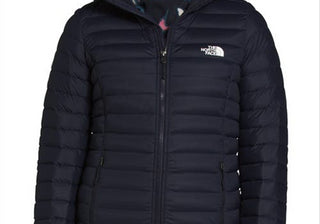 Parka elástica azul-marinho aviador masculina The North Face, tamanho XL