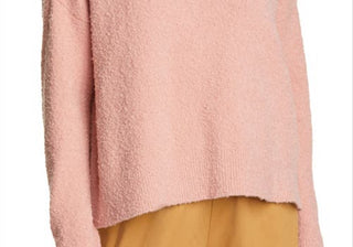 Eileen Fisher Blush Crewneck Boxy Pullover Feminino Tamanho Médio