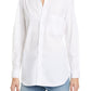 Camisa grande de algodão superfino Frank &amp; Eileen Joedy branca