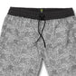 Calção de banho Volcom Stoney masculino, branco, tamanho XX-G