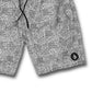 Calção de banho Volcom Stoney masculino, branco, tamanho XX-G