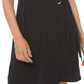Vestido envelope falso Michael Kors feminino, preto, tamanho pequeno grande