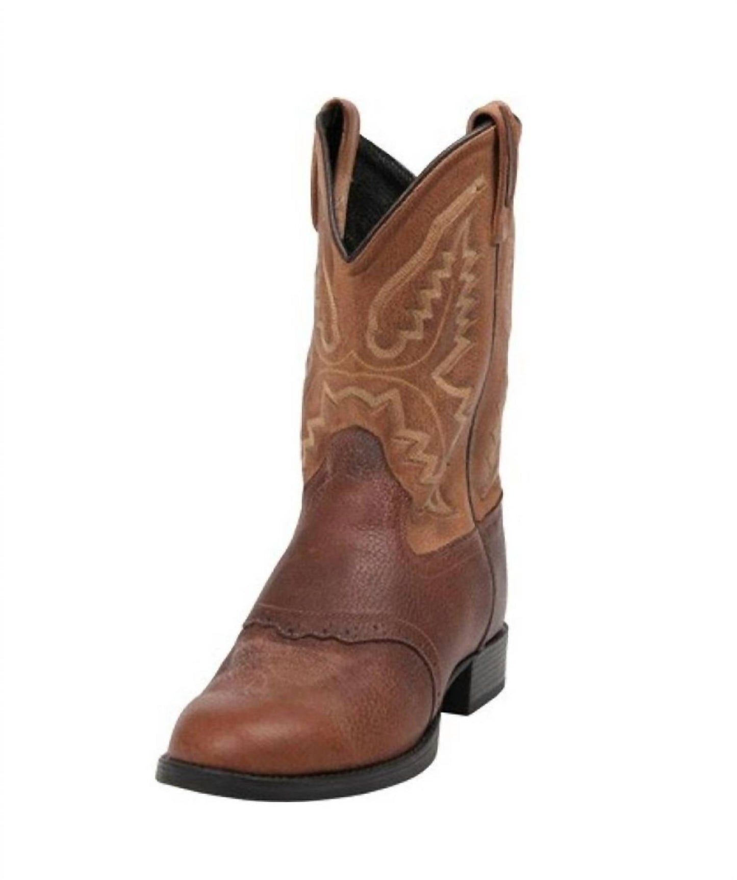 Old West - KIDS ROUND TOE COWBOY BOOTS - MEDIUM WIDTH