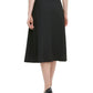 Calvin Klein Saia Feminina Wrap A Line Preta Tamanho 8